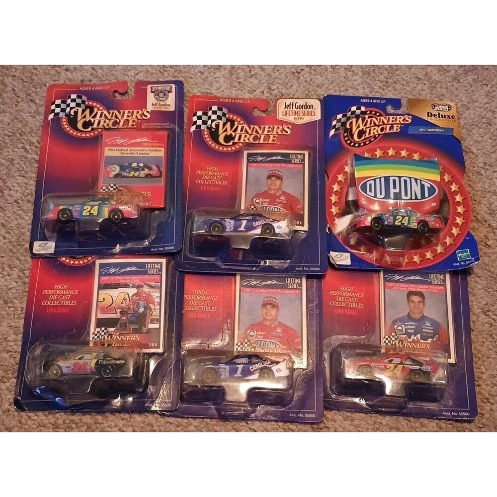 6 winners circle Jeff Gordon diecast 1/64